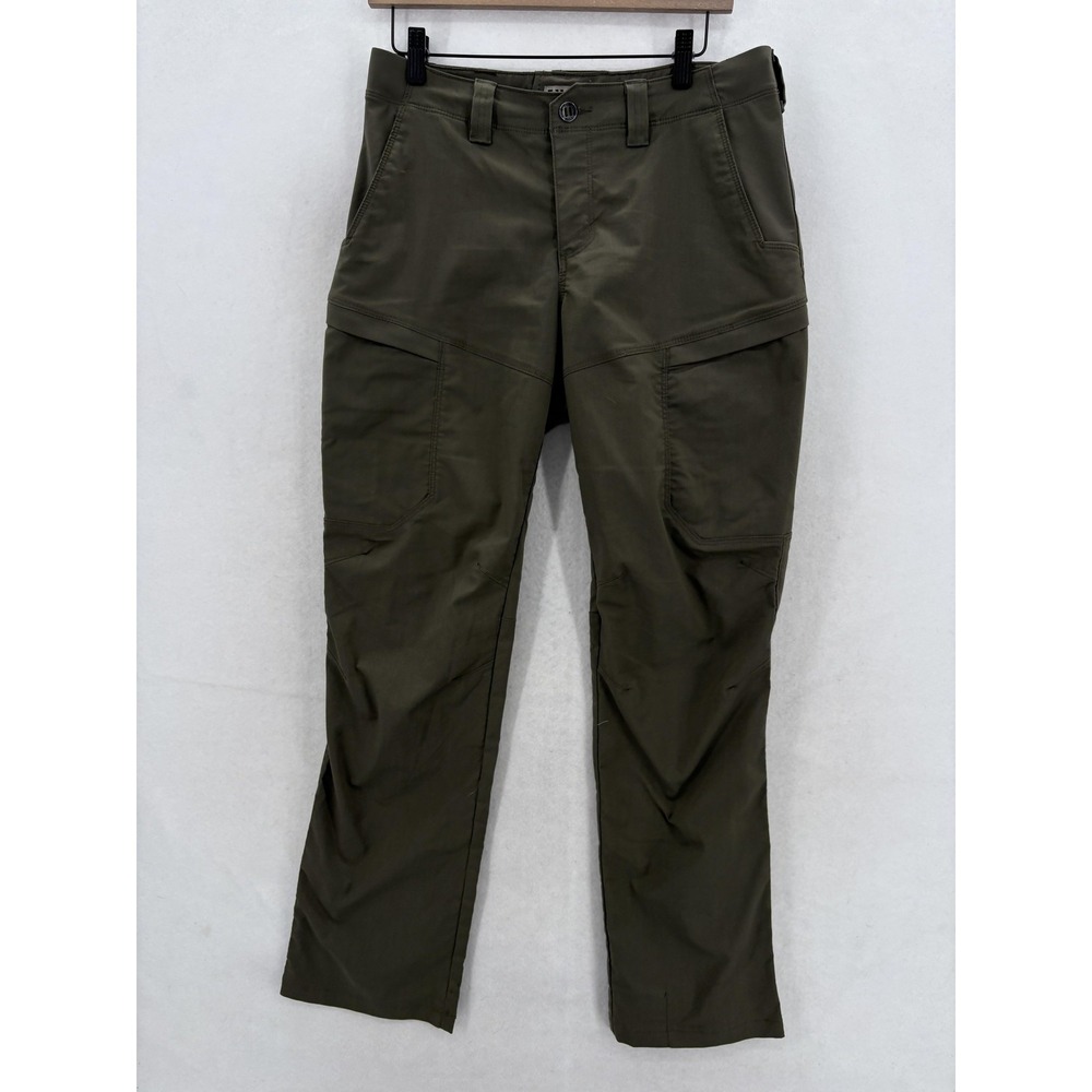 5.11 Tactical Apex Cargo Pants Womens 8 Green Twill Hiking Workwear Outdoor Camp